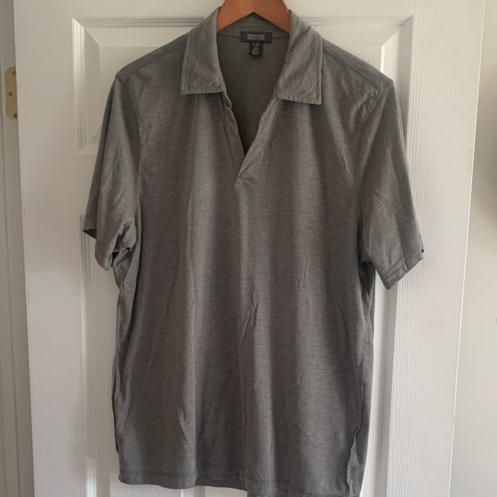 Kenneth Cole Reaction Men's Polo Shirt in Gray